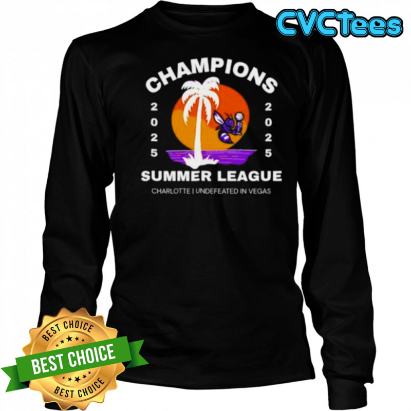 Charlotte Hornets NBA Summer League Champions 2025 shirt Long Sleeved