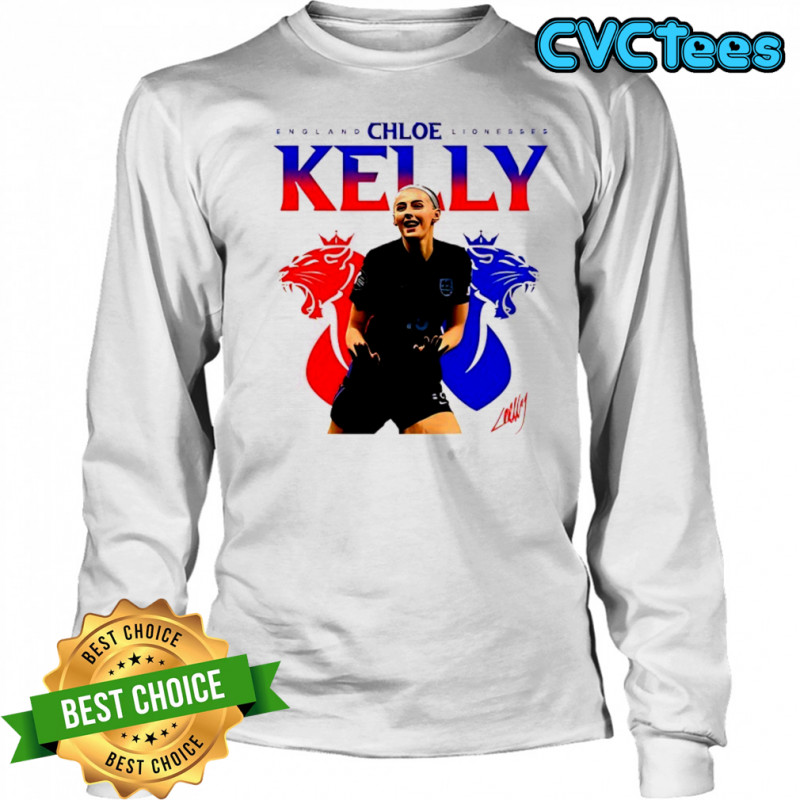Chloe Kelly Football Soccer England Lionesses signature 2025 shirt Long Sleeved