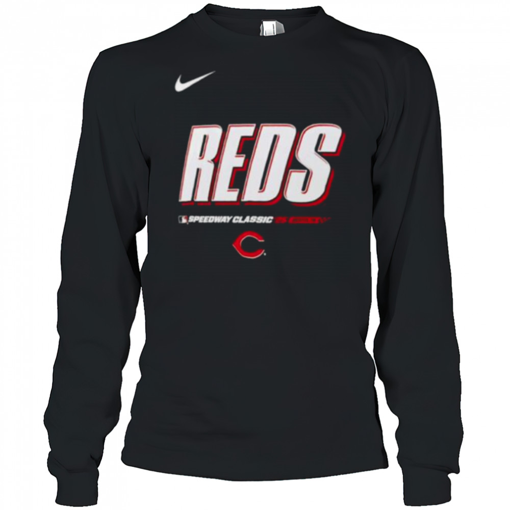 Cincinnati Reds 2025 MLB Speedway Classic Wordmark shirt Long Sleeved