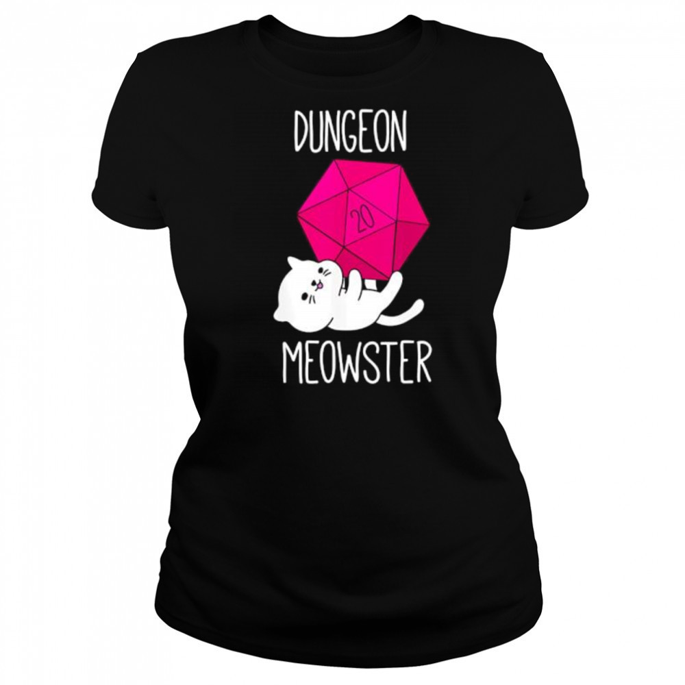 Dungeon Meowster Funny Nerdy Cat shirt Women's T-shirt
