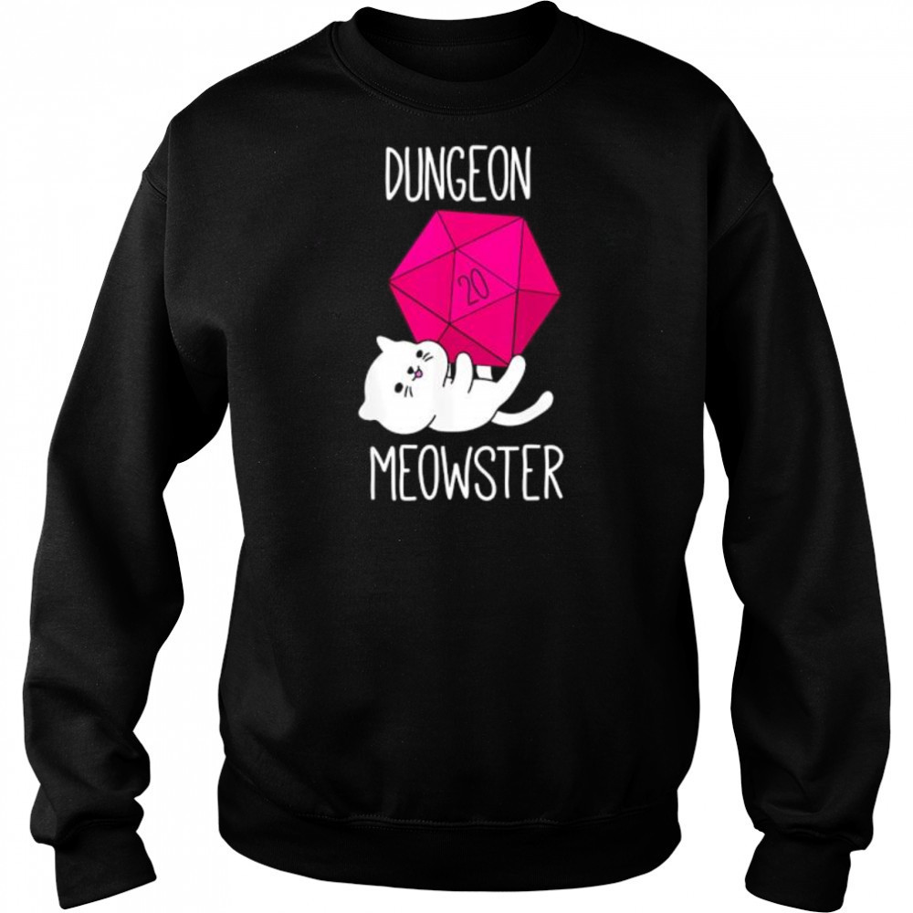 Dungeon Meowster Funny Nerdy Cat shirt Hoodie