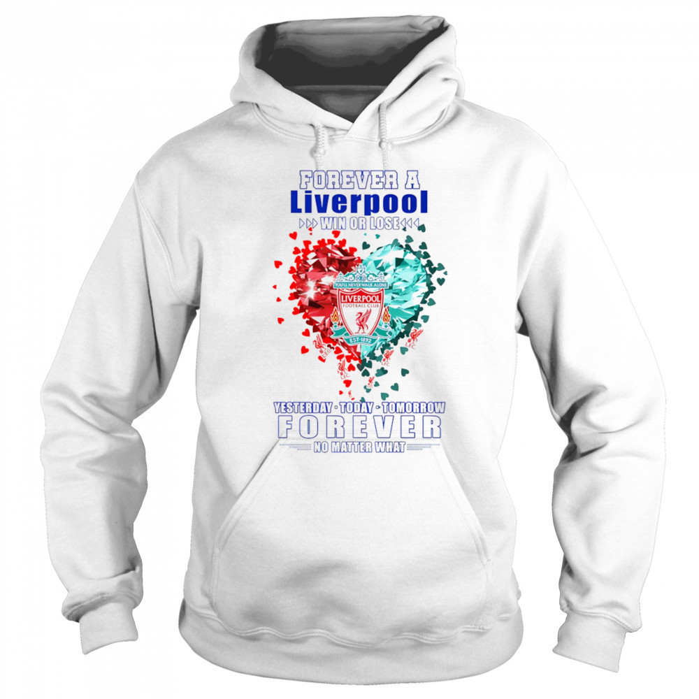 Forever a Liverpool win or lose yesterday today tomorrow forever no matter what shirt Sweatshirt