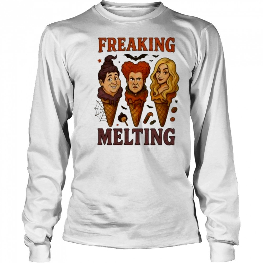 Freaking Melting Hocus Pocus Shirt Long Sleeved