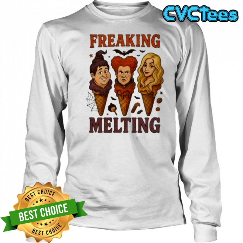 Freaking Melting Hocus Pocus Shirt Long Sleeved