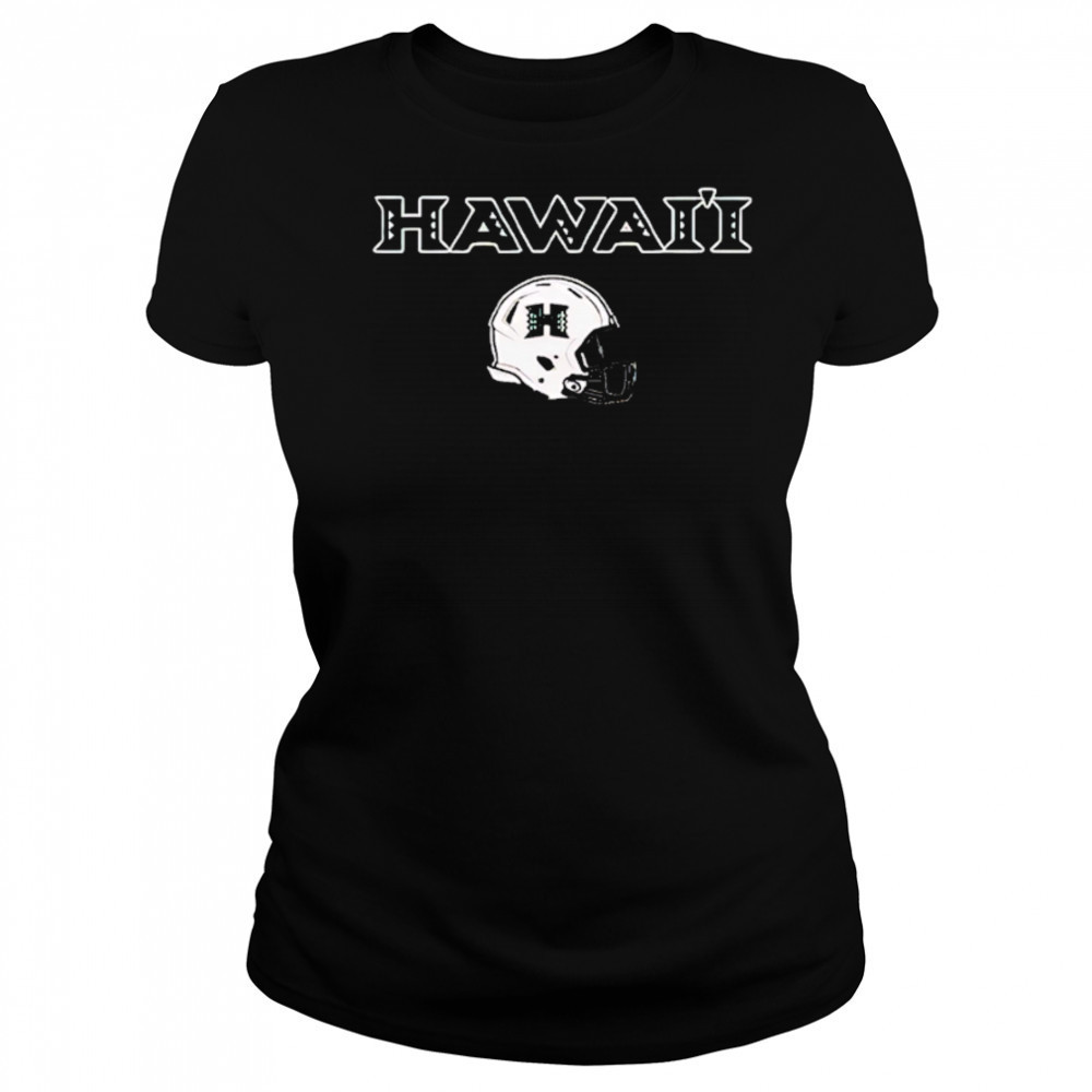 Hawaii Rainbow Warriors football New Uniforms shirt Women's T-shirt