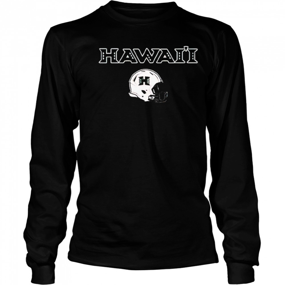 Hawaii Rainbow Warriors football New Uniforms shirt Long Sleeved