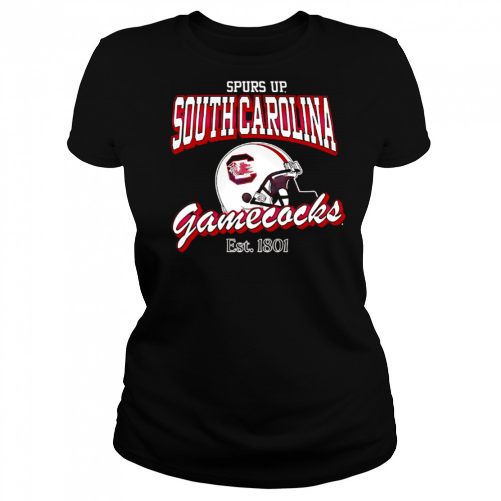 Helmet Spurs Up South Carolina Gamecocks Est 1801 shirt Women's T-shirt