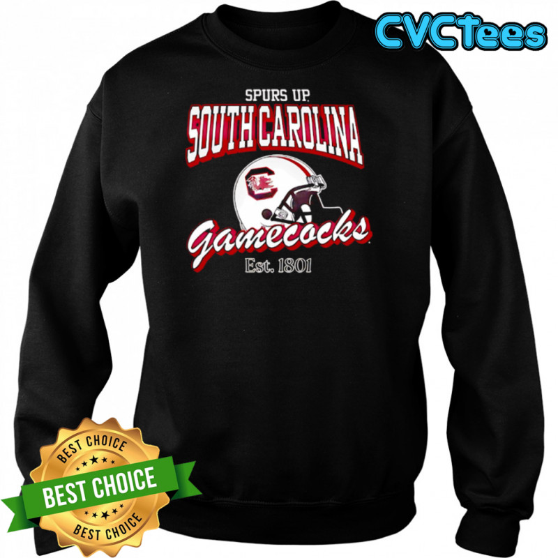 Helmet Spurs Up South Carolina Gamecocks Est 1801 shirt Sweatshirt