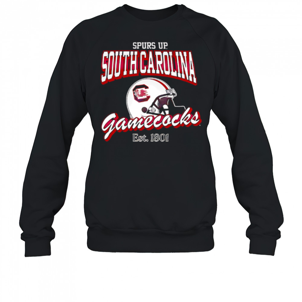 Helmet Spurs Up South Carolina Gamecocks Est 1801 shirt Sweatshirt