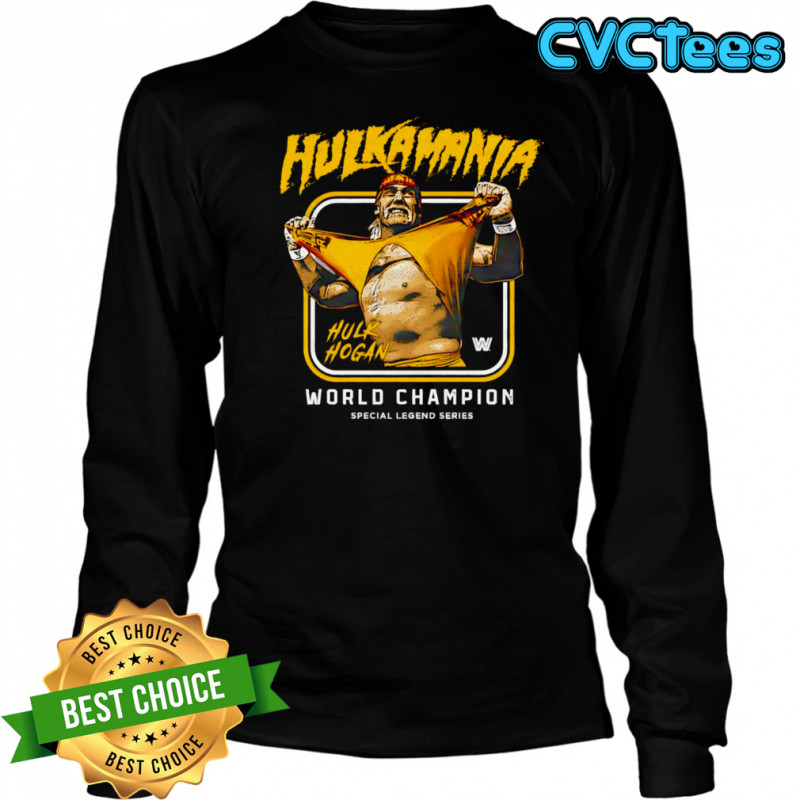 Hulk Hogan Hulkamania Rip WWE shirt Long Sleeved