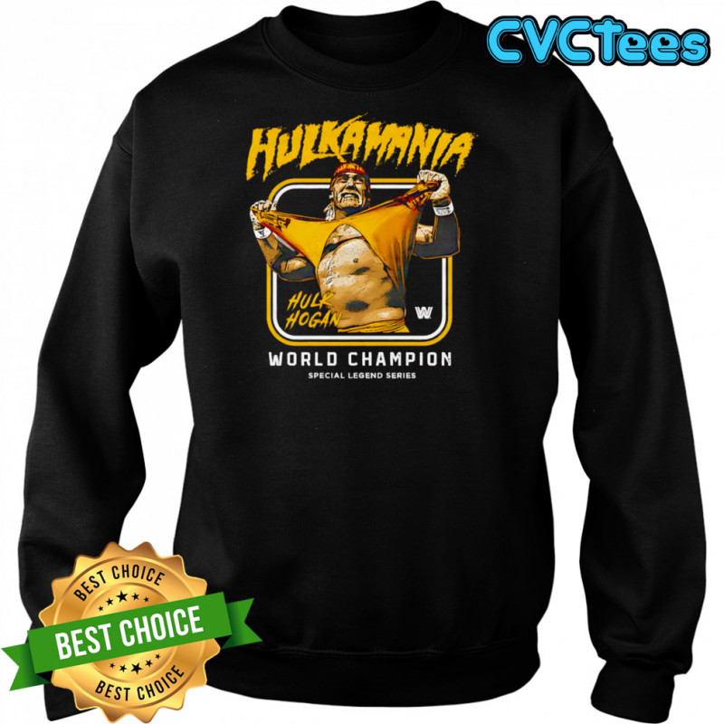 Hulk Hogan Hulkamania Rip WWE shirt Sweatshirt