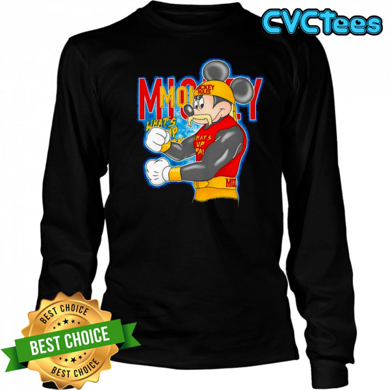 Hulk Hogan Mickey what’s up shirt Long Sleeved