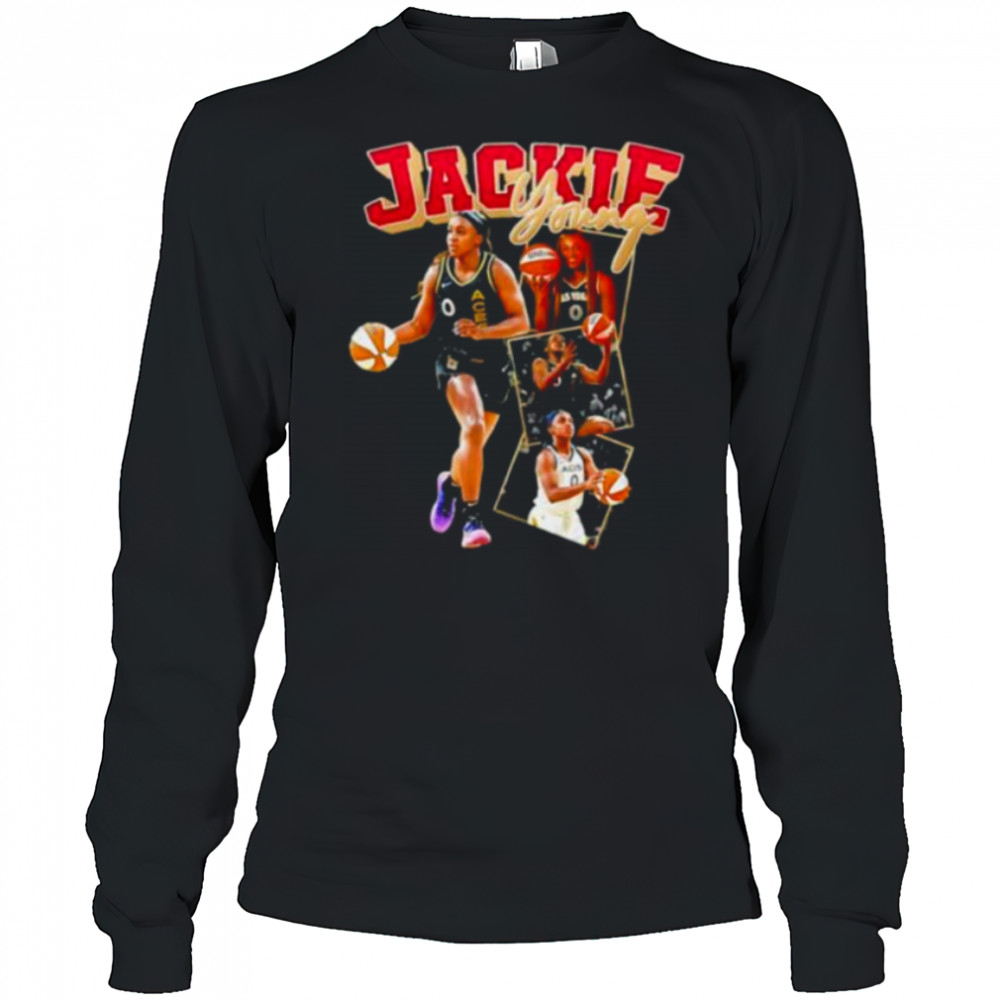 Jackie Young Las Vegas Aces WNBA 2025 shirt Long Sleeved