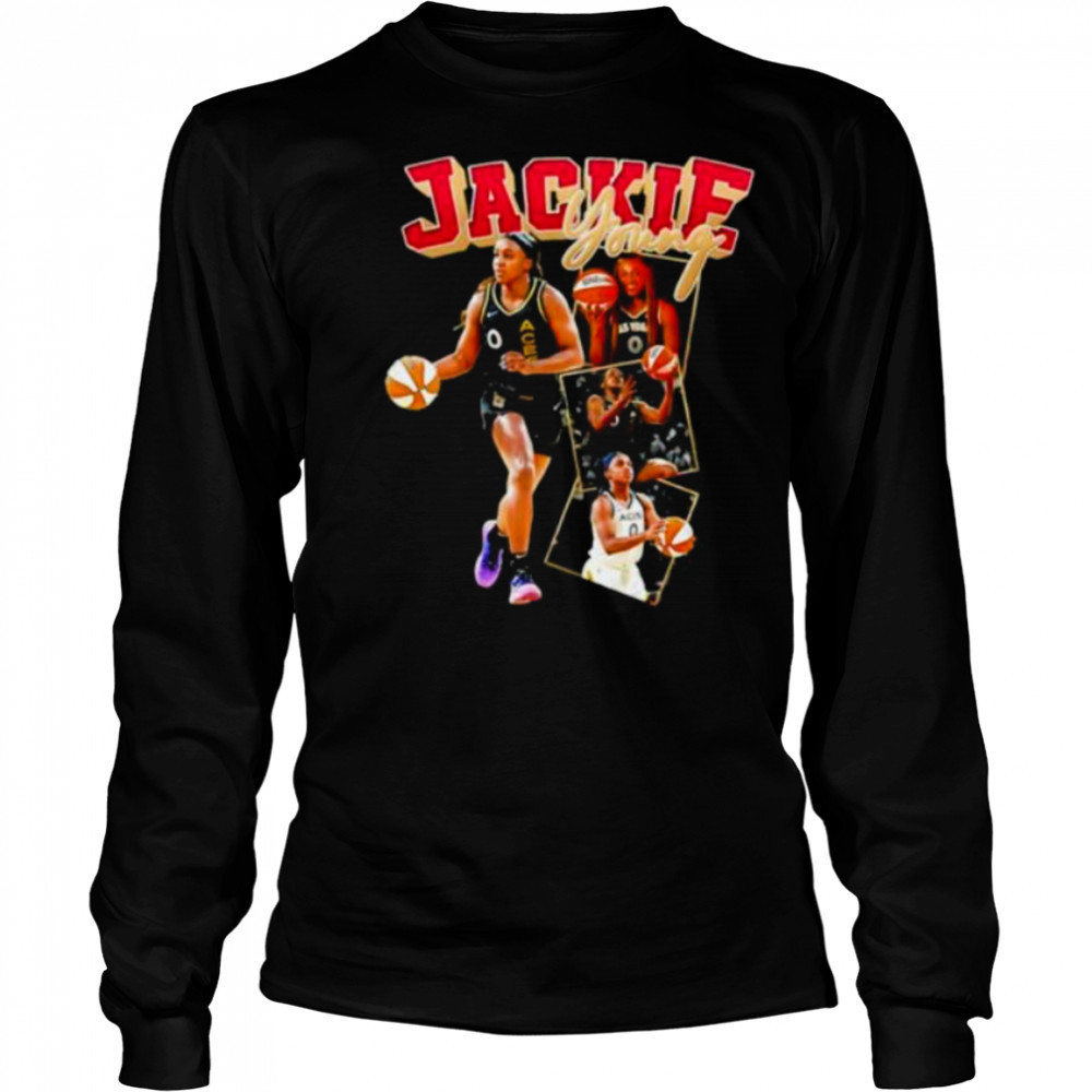 Jackie Young Las Vegas Aces WNBA 2025 shirt Long Sleeved