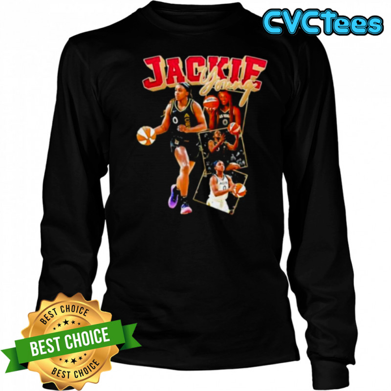Jackie Young Las Vegas Aces WNBA 2025 shirt Long Sleeved
