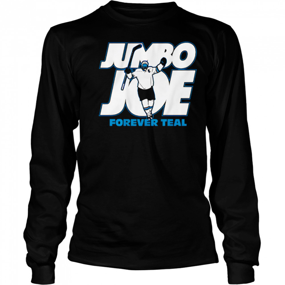 Joe Thornton Jumbo Joe forever teal hockey shirt Long Sleeved