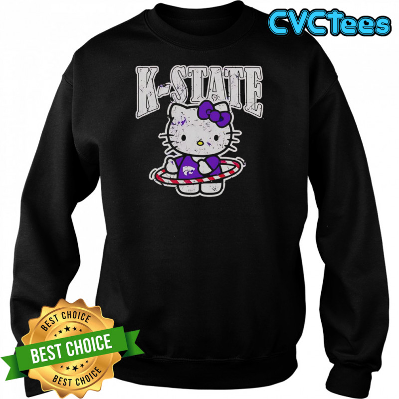 K-State Wildcats Hello Kitty T-Shirt Sweatshirt