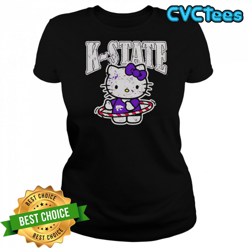 K-State Wildcats Hello Kitty T-Shirt Women's T-shirt