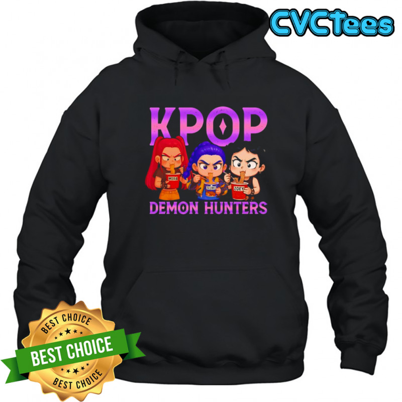 Kpop Demon Hunters chibi shirt Hoodie