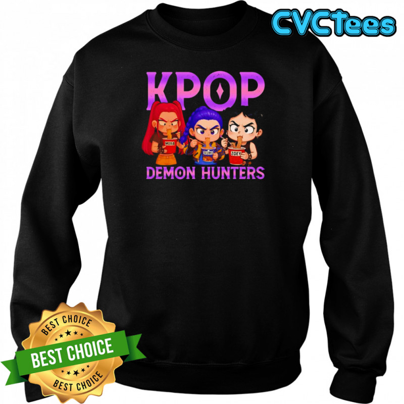 Kpop Demon Hunters chibi shirt Sweatshirt