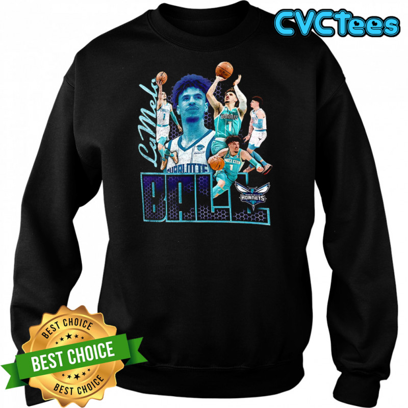 LaMelo Ball Black Charlotte Hornets Notorious Shirt Sweatshirt