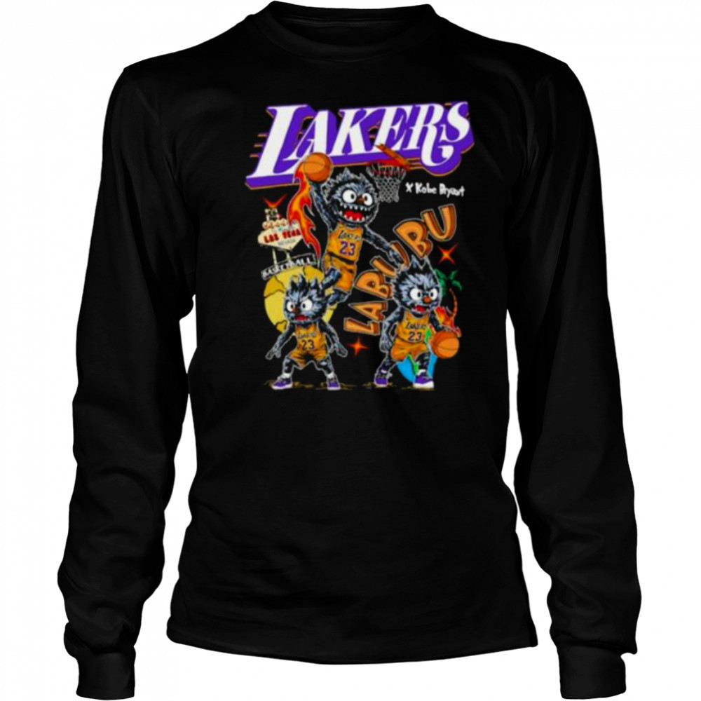 Los Angeles Lakers Kobe Bryant X Labubu shirt Long Sleeved
