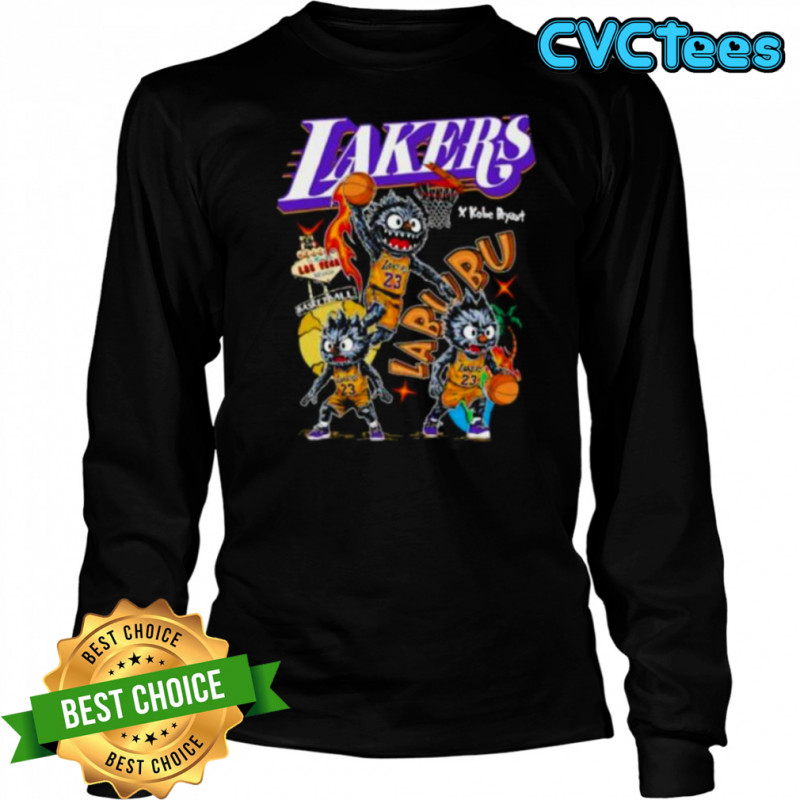 Los Angeles Lakers Kobe Bryant X Labubu shirt Long Sleeved
