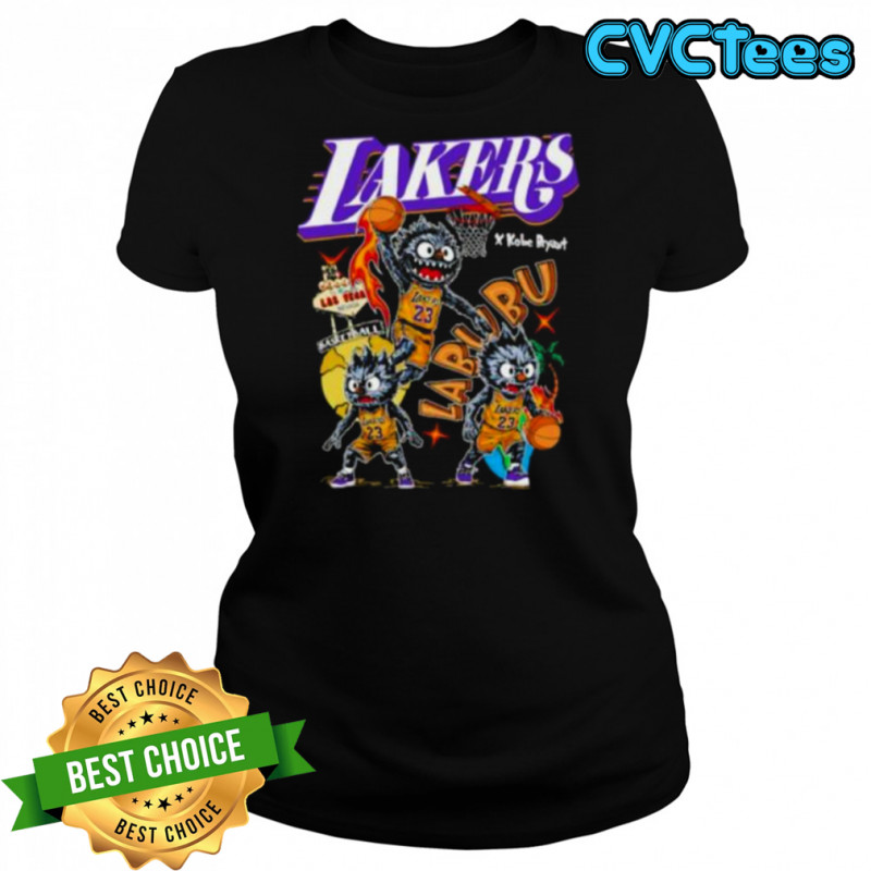 Los Angeles Lakers Kobe Bryant X Labubu shirt Women's T-shirt