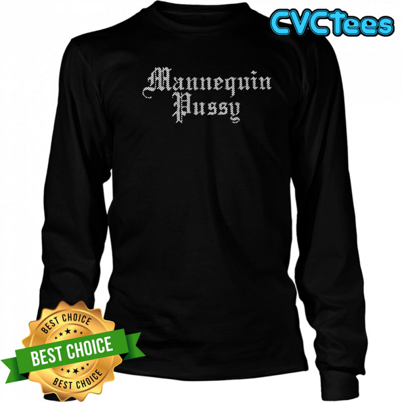 Mannequin Pussy Rhinestone T-shirt Long Sleeved