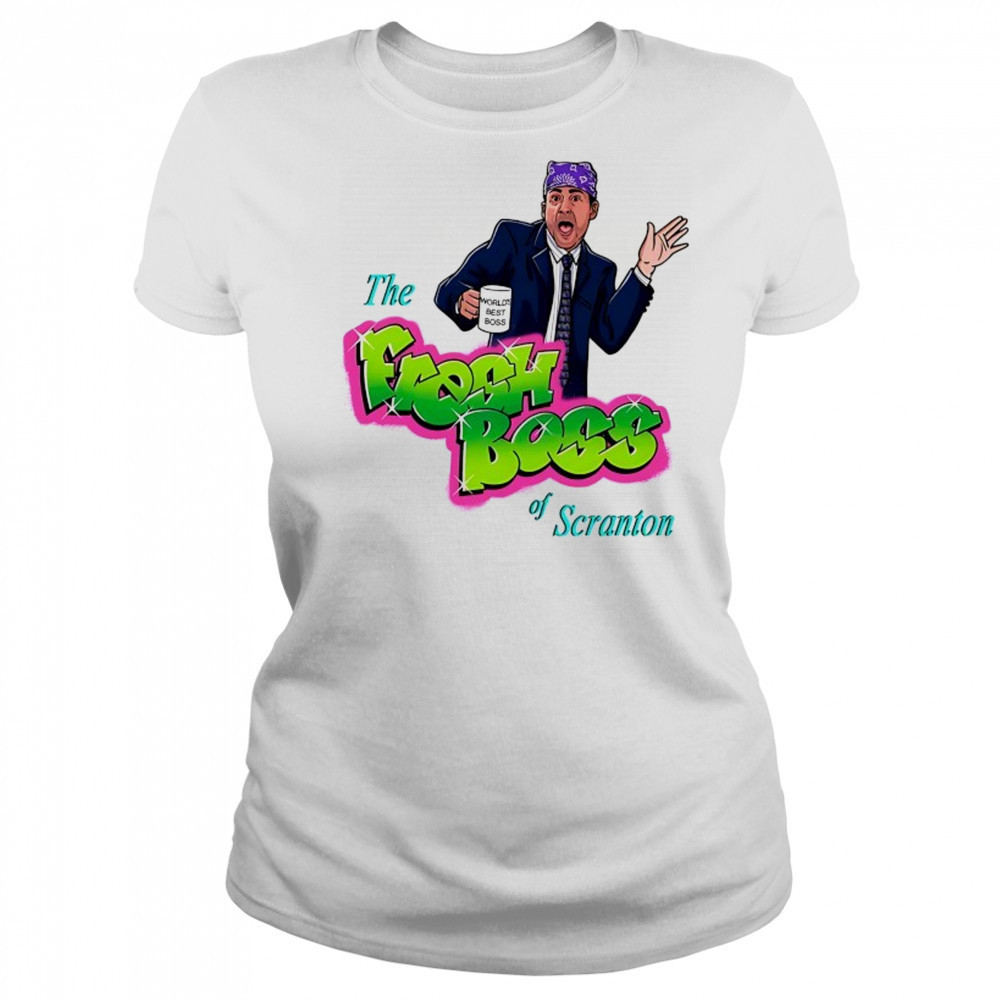 Michael Scott as Prison Mike X The Fresh Prince of Bel-Air The Fresh Boss of Scranton shirt Women's T-shirt