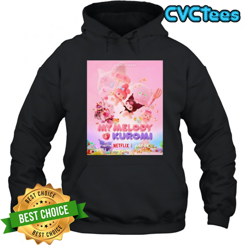 My melody Kuromi poster shirt Hoodie