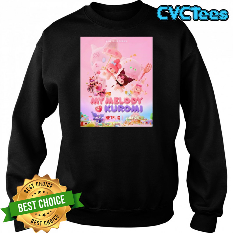 My melody Kuromi poster shirt Sweatshirt