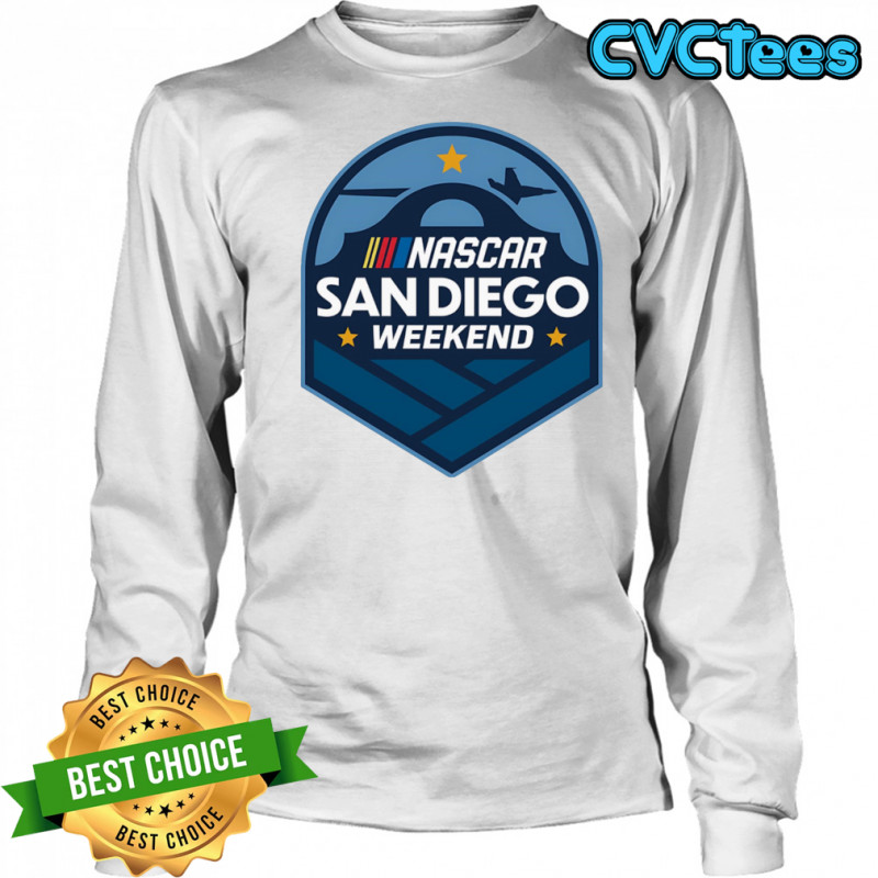 Nascar San Diego Weekend logo shirt Long Sleeved