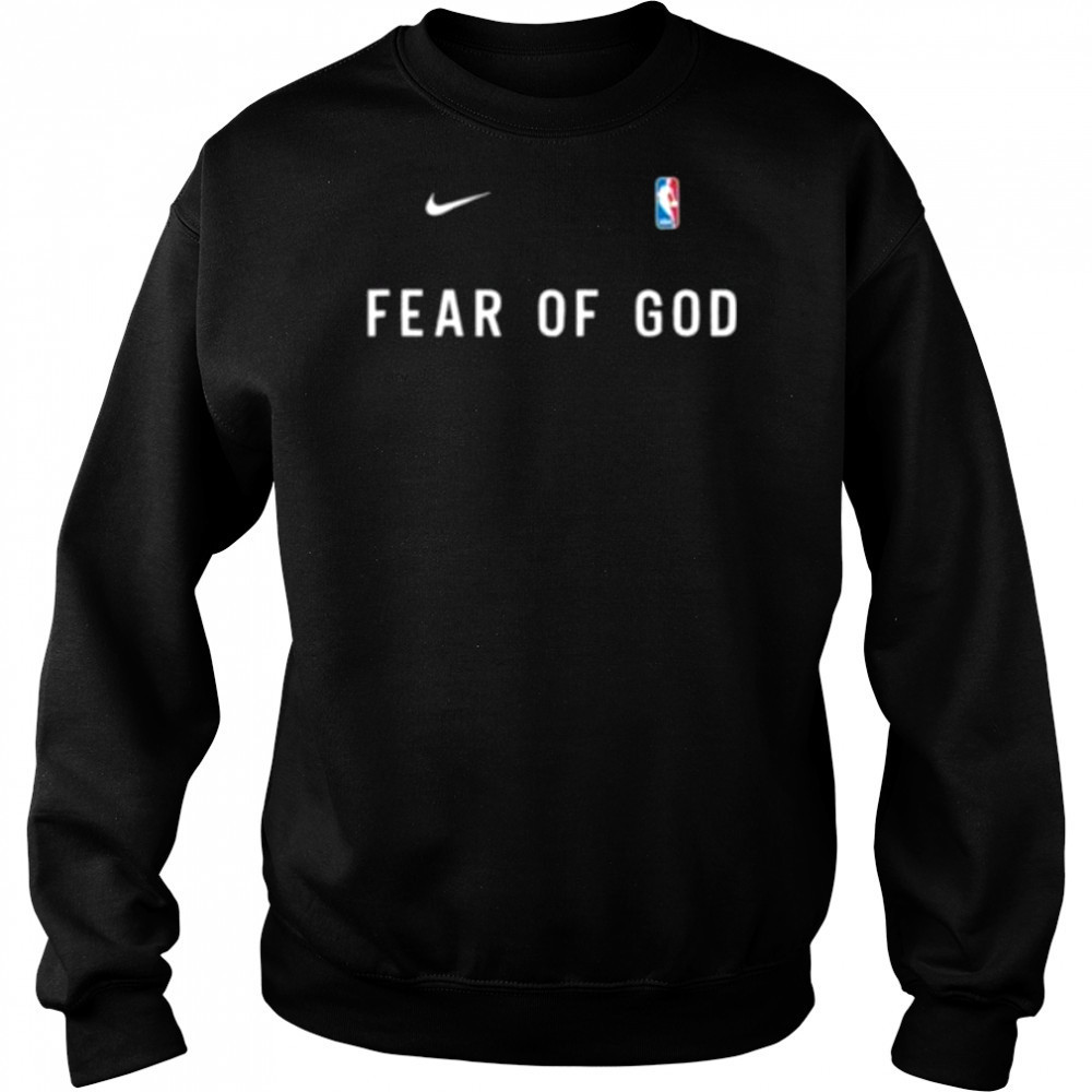 NBA fear of God logo shirt Hoodie