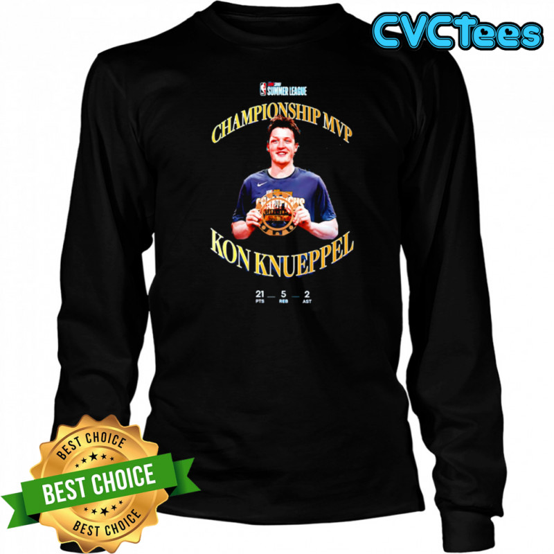 NBA Summer League 2025 Championship MVP Kon Knueppel Charlotte Hornets shirt Long Sleeved