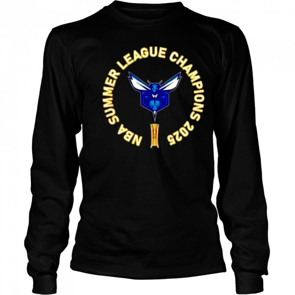 NBA Summer League Champions 2025 Charlotte Hornets basketball shirt Long Sleeved