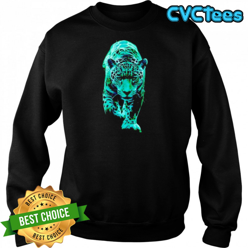 Neon Jaguar in Motion shirt Sweatshirt
