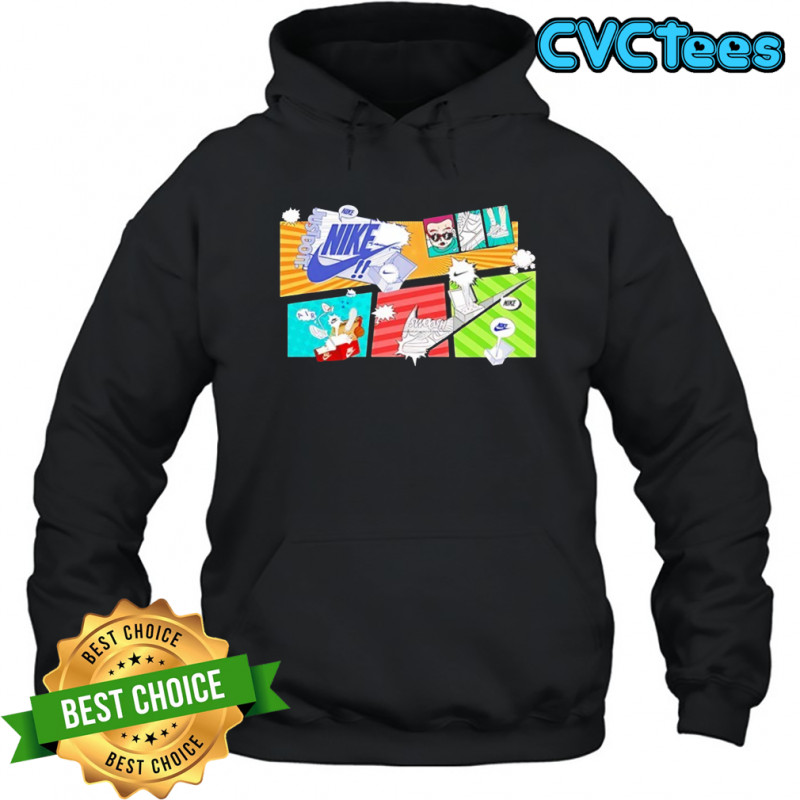Nike comic shirt Hoodie