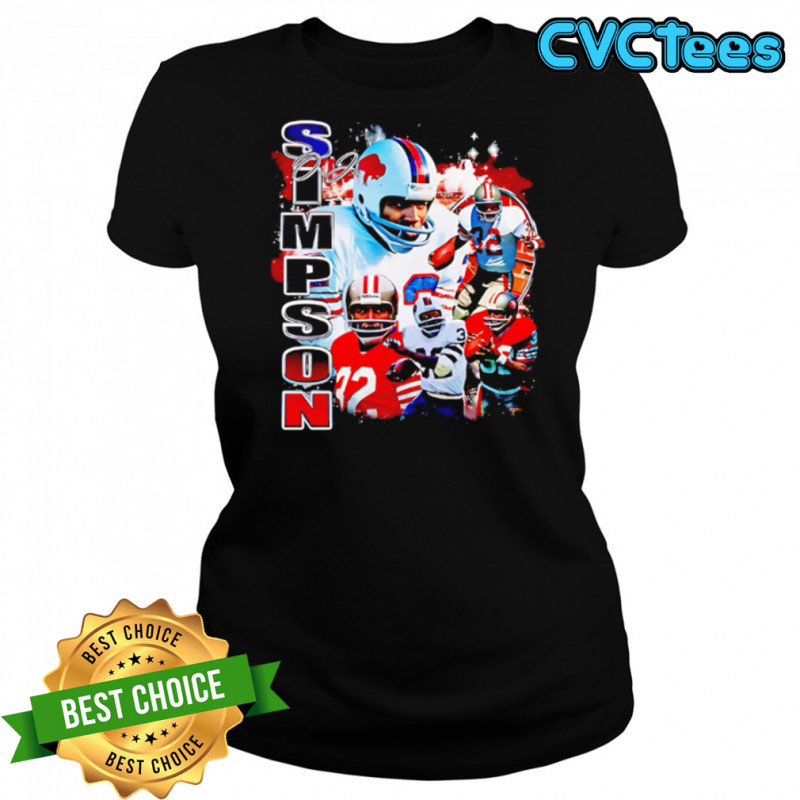 OJ Simpson 90s Style NFL shirt Women's T-shirt