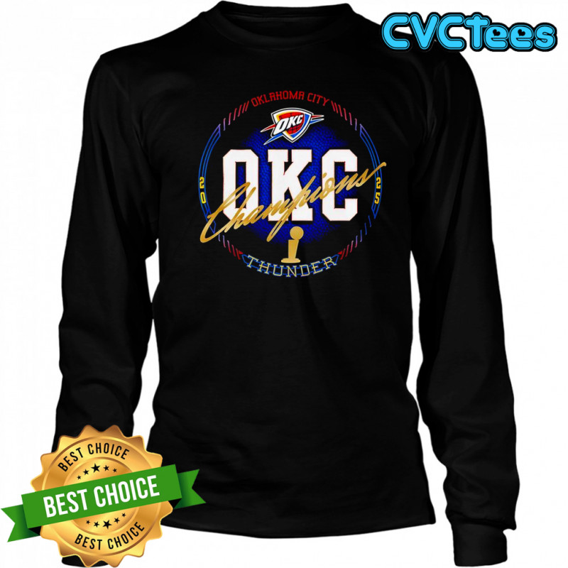 Oklahoma City Thunder 2025 NBA Finals Champions All Access T-Shirt Long Sleeved