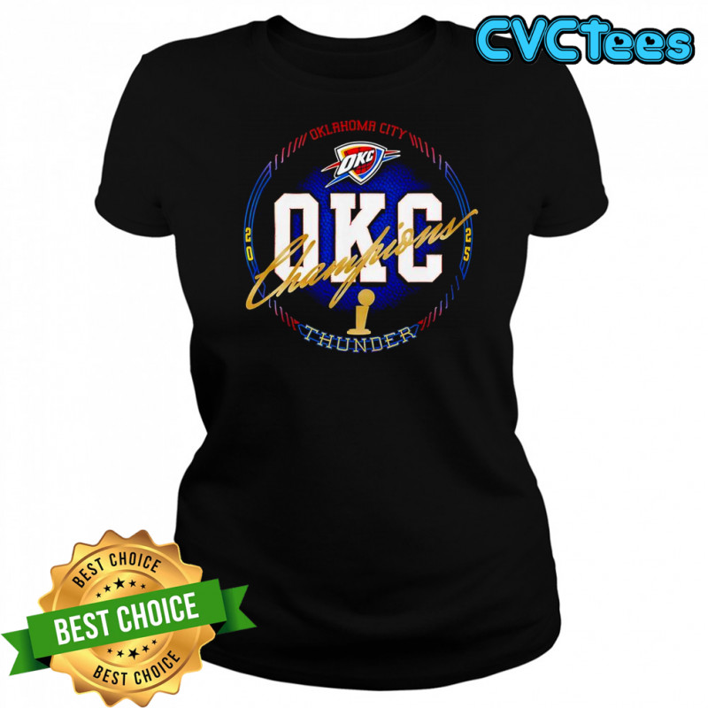Oklahoma City Thunder 2025 NBA Finals Champions All Access T-Shirt Women's T-shirt