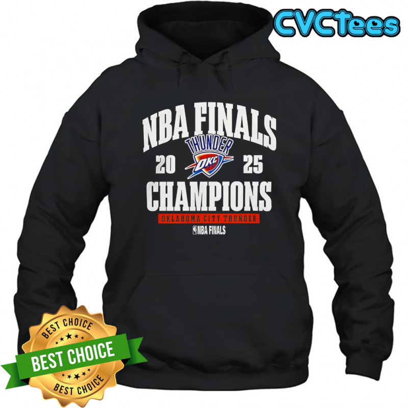 Oklahoma City Thunder 2025 NBA Finals Champions T-Shirt Hoodie