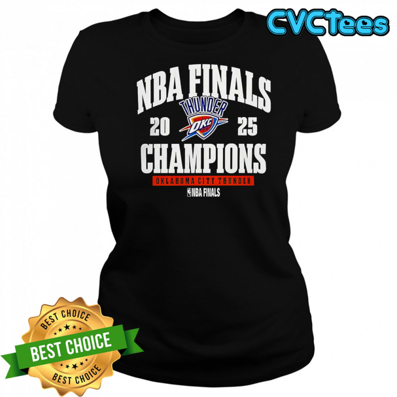 Oklahoma City Thunder 2025 NBA Finals Champions T-Shirt Women's T-shirt