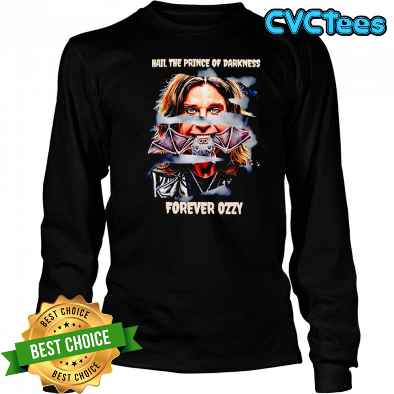 Ozzy osbourne bat the prince of darkness shirt Long Sleeved
