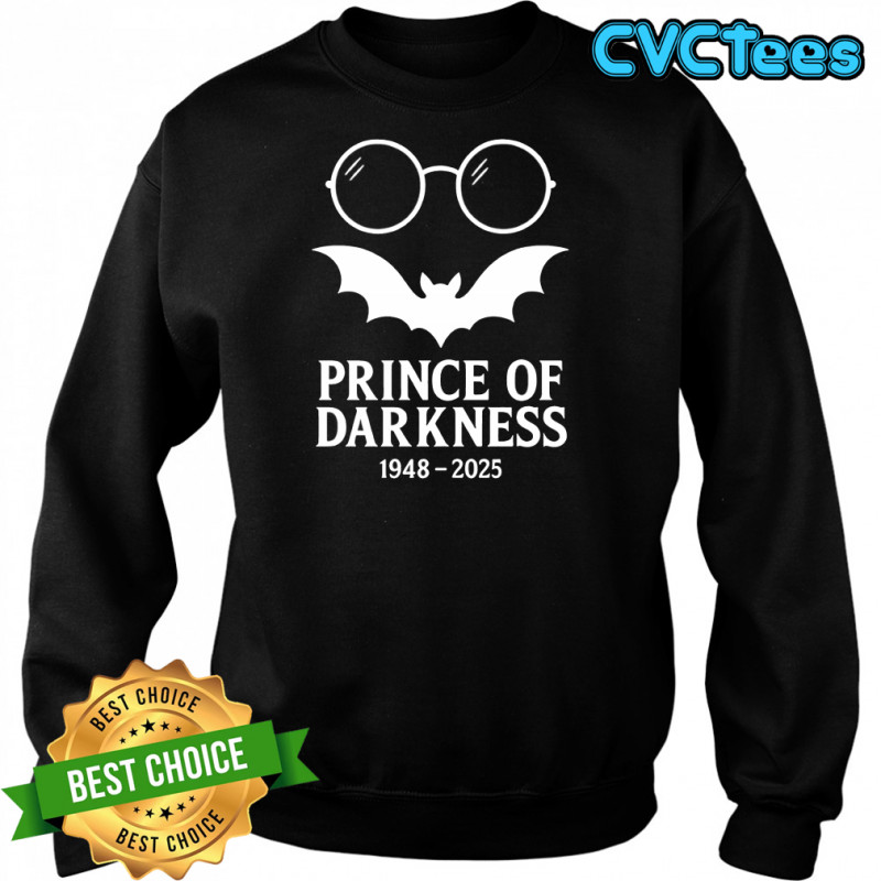 Ozzy Prince of darkness 1948 2025 shirt Sweatshirt