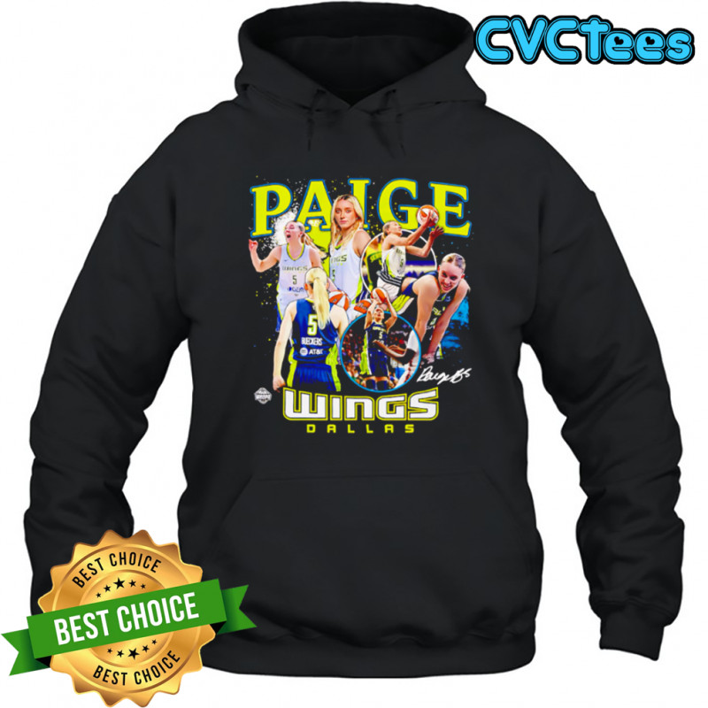 Paige Bueckers Dallas Wings WNBA All-Star signature shirt Hoodie