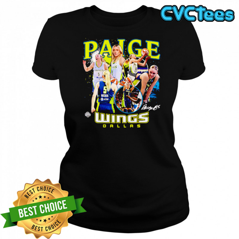 Paige Bueckers Dallas Wings WNBA All-Star signature shirt Women's T-shirt