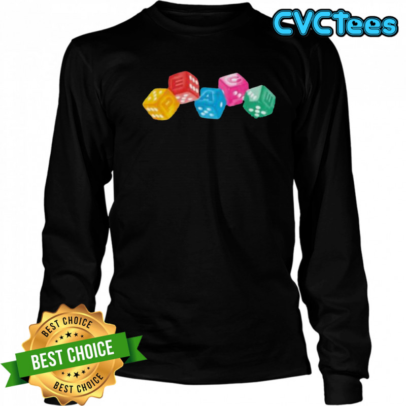 Peace dice shirt Long Sleeved