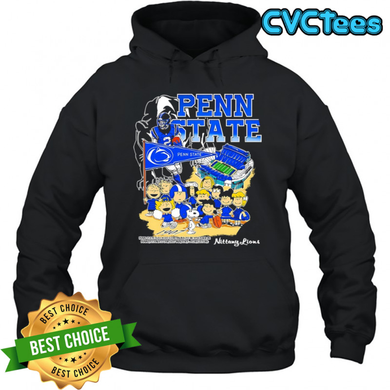 Penn State Nittany Lions X The Peanuts graphic shirt Hoodie