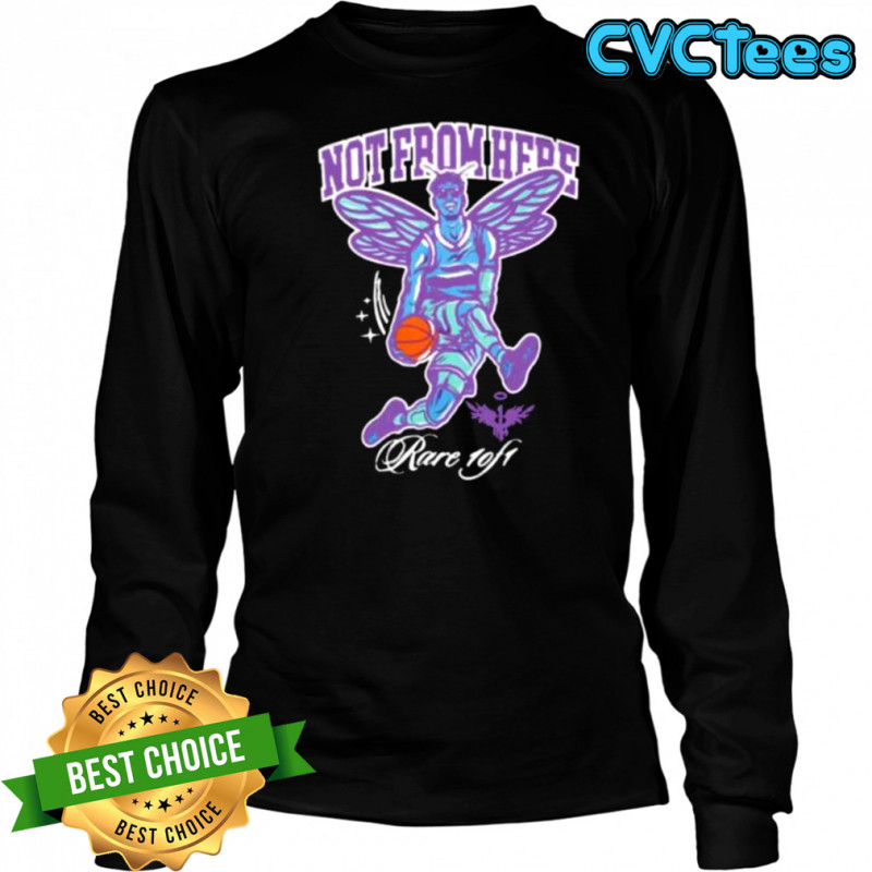 Puma Men’s Lamelo Ball Charlotte Basketball Shirt Long Sleeved